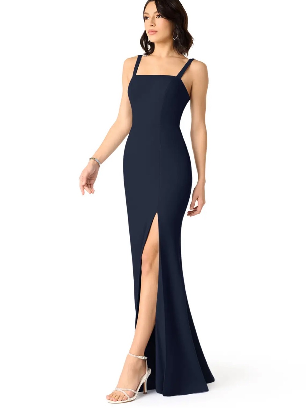 Azazie Gianetta Navy Dress – Like New, Worn Once